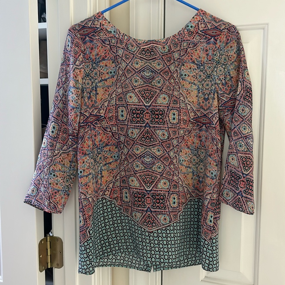 Maeve Anthropologie silk blouse